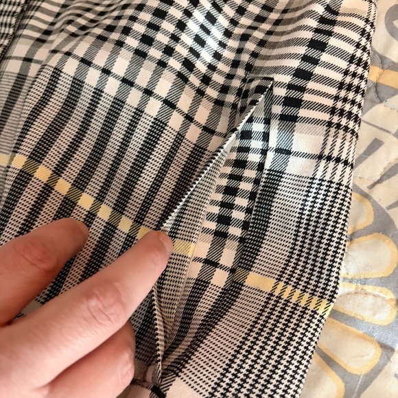 Anthropologie Avec Les Filles Long Lined Plaid Trench Coat Outerwear, Medium - Picture 12 of 16